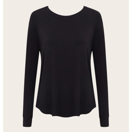 Boody Goodnight Raglan Sleep Top - Black