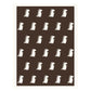Thread the Word Dinosaur Knitted Bassinet Blanket - Espresso-Eggshell