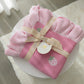 Confetti Kidz Frilly Knit Blanket - Strawberry Kisses