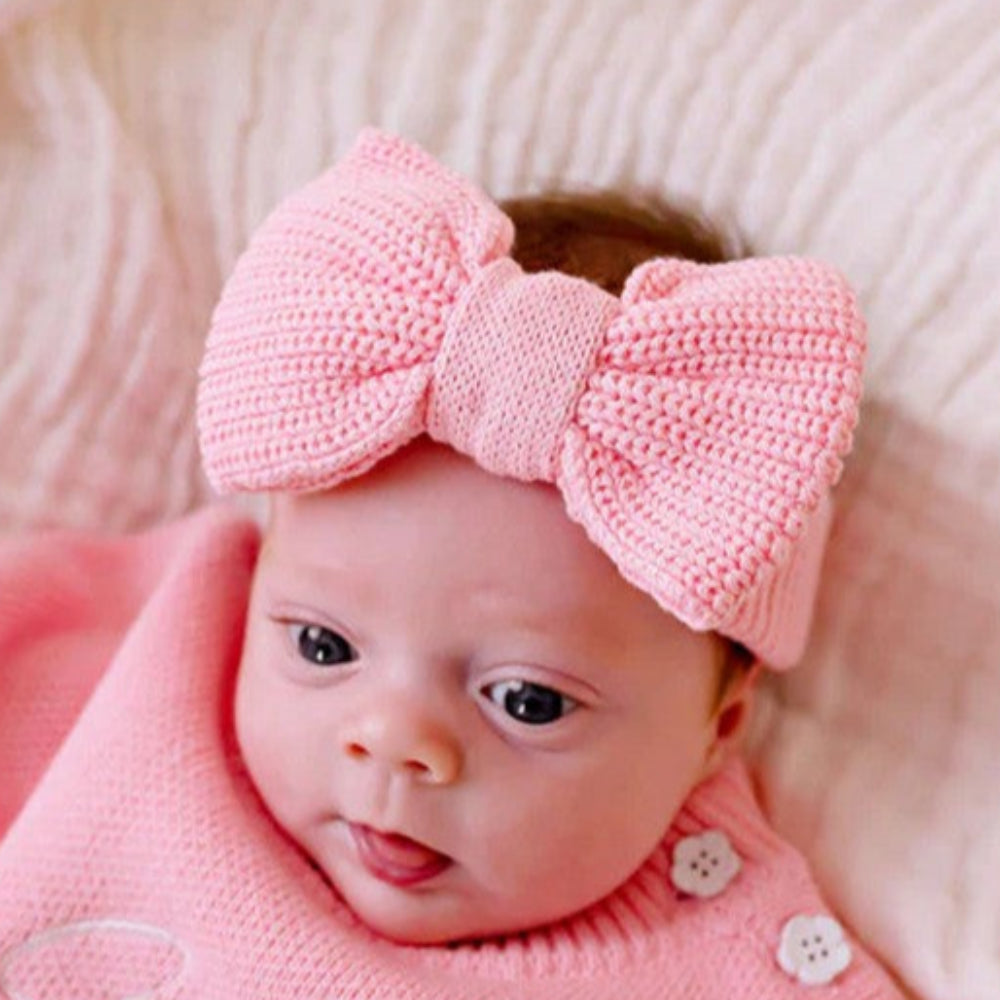 Confetti Kidz Knit Top Knot - Blush Pink
