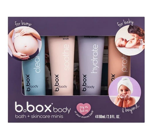B.Box Body - Bath and Skincare Minis - 4 x 60ml