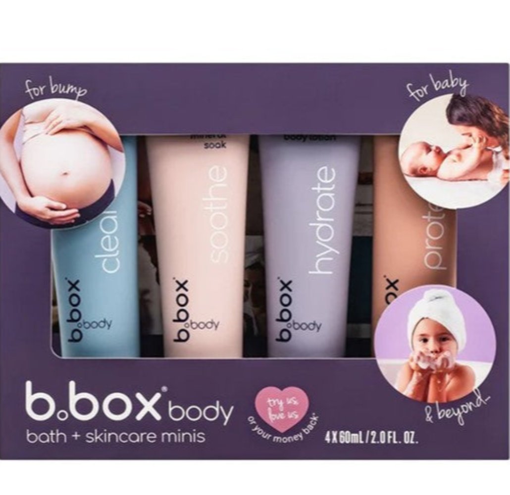 B.Box Body - Bath and Skincare Minis - 4 x 60ml