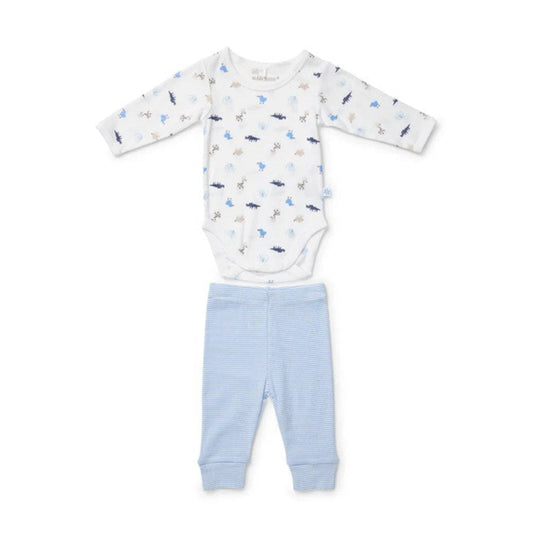 Marquise Long Sleeve Bodysuit and Legging Set - Animal/Stripe
