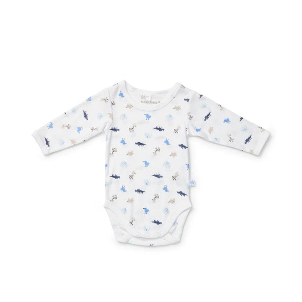 Marquise Long Sleeve Bodysuit and Legging Set - Animal/Stripe