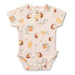 Snuggle Hunny Organic Short Sleeve Bodysuit - Bumblebees