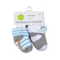 Playette Fashion Bootie Socks 0-3 mths Boys 2 pk