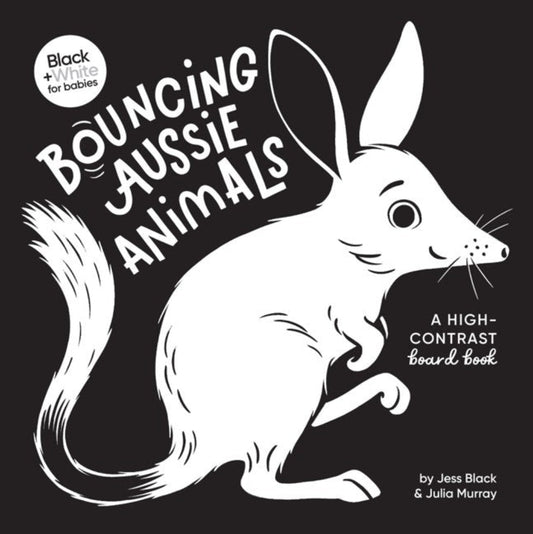 Bouncing Aussie Animals - Black and White board book