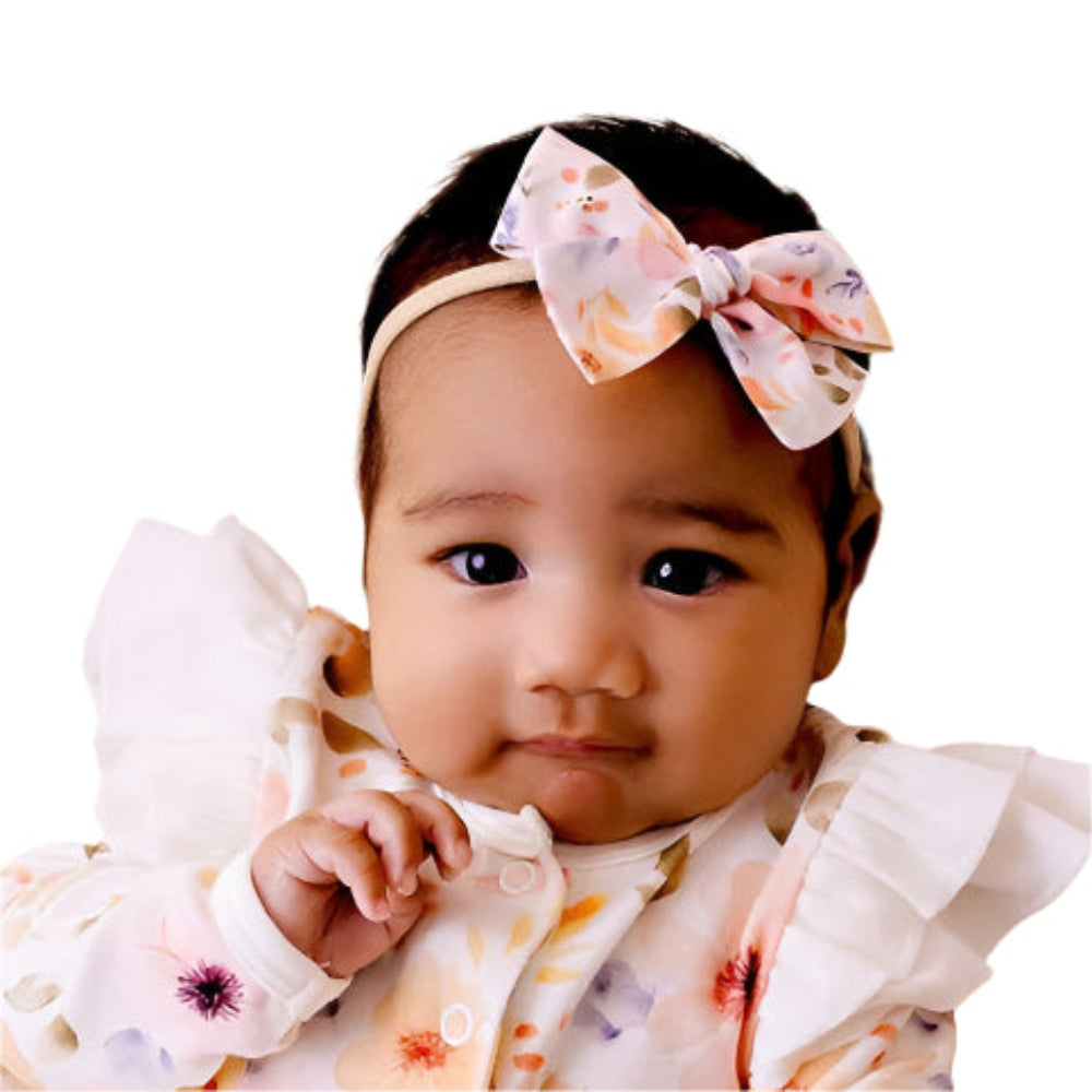 Confetti Kidz Sailor Bow on Headband - Sweet Florals