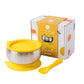 Lion + Lady Stainless Steel Feeding Bowl with Suction Base - Buttercup Yellow