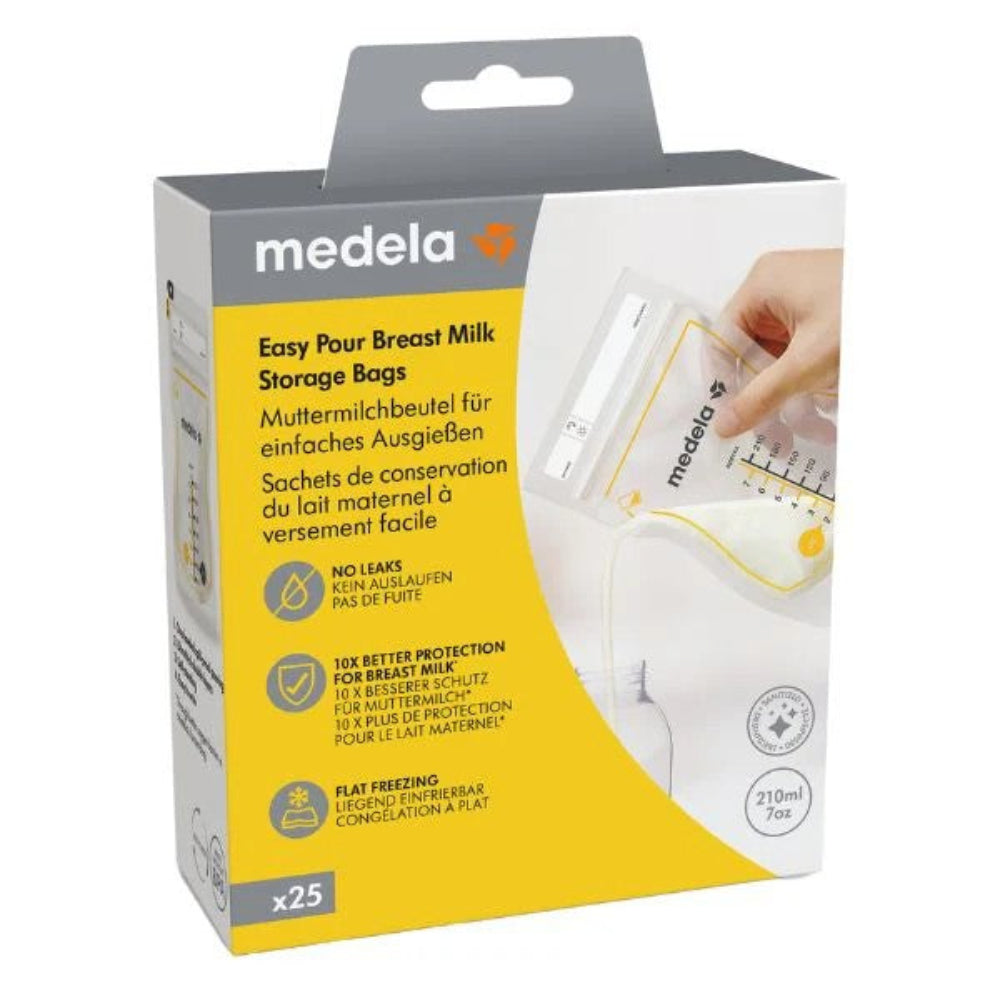 Medela Easy Pour Breastmilk Storage Bags  25 Pk