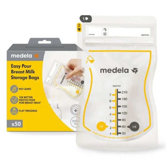 Medela Easy Pour Breastmilk Storage Bags 50 Pk