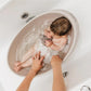 Bubble Cuddle Bath with Bath Seat - Taupe