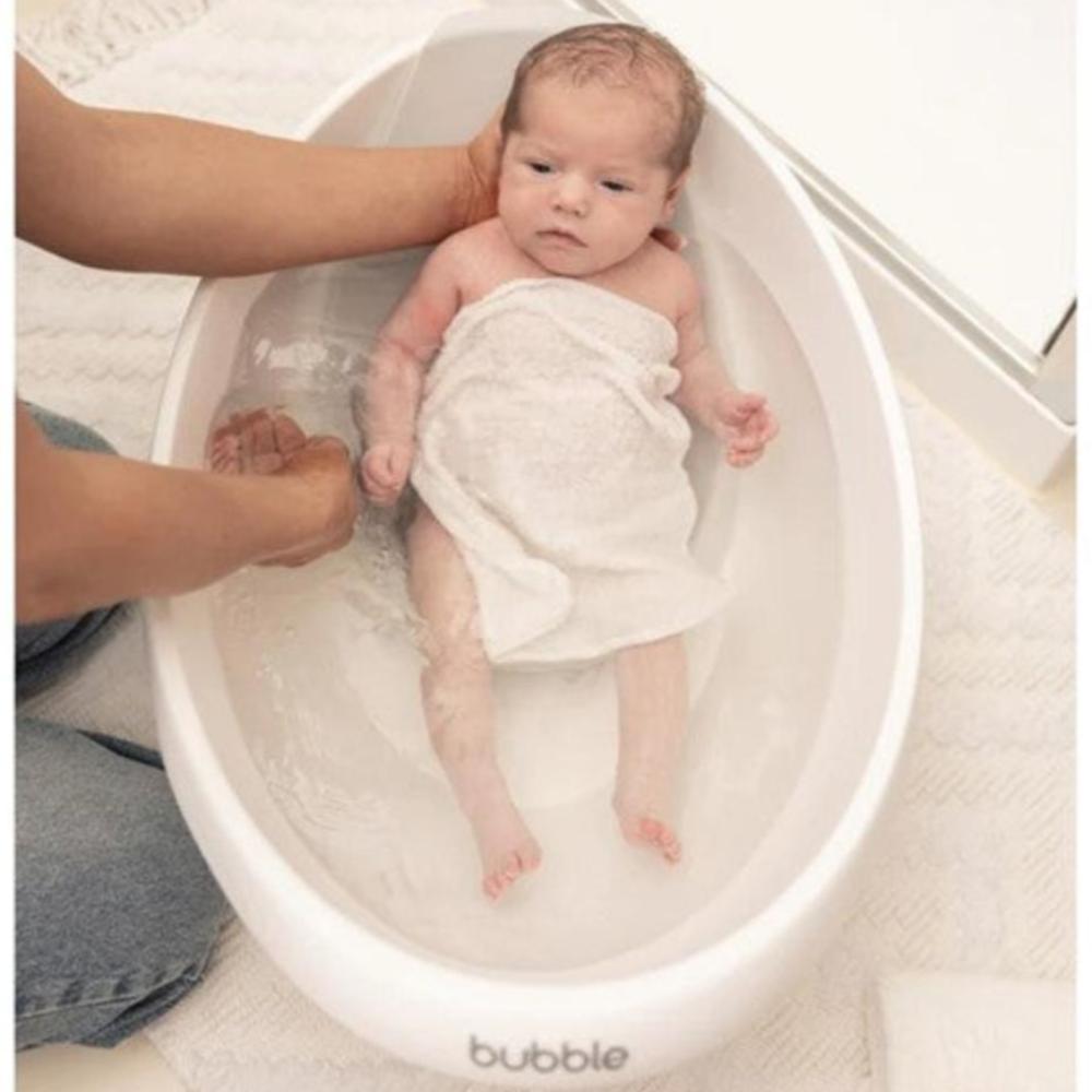 Bubble Cuddle Bath with Bath Seat - White