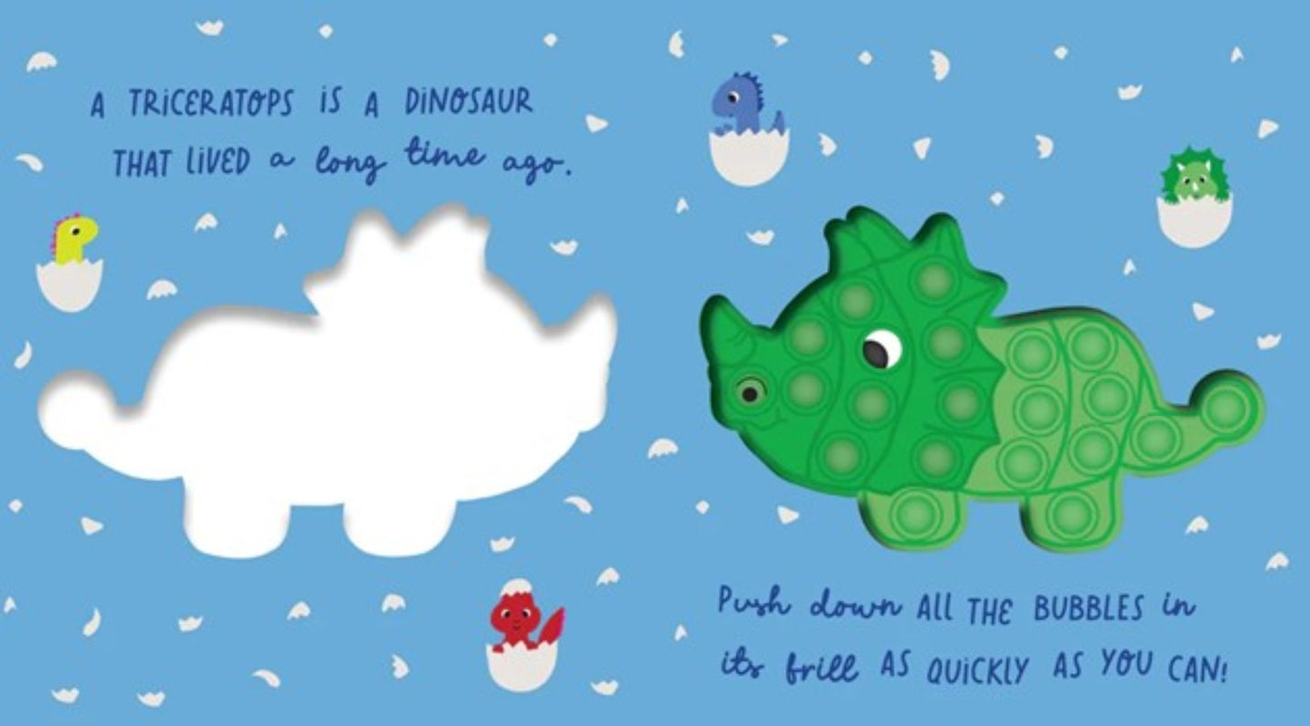 Bubble Pops Board Book - Dinosaur