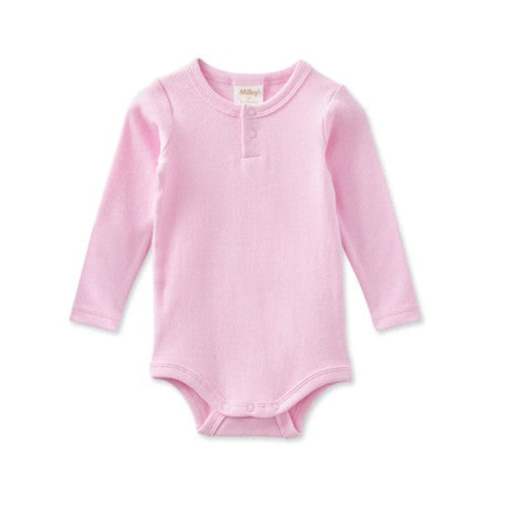 Milky Clothing Long Sleeve Bubbysuit - Marshmallow