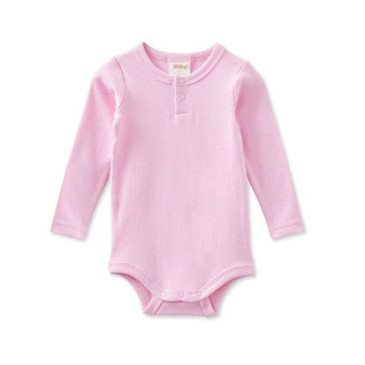 Milky Clothing Long Sleeve Bubbysuit - Marshmallow