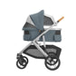 UPPAbaby VISTA V3 with Bassinet - Stone Blue/Silver - Callum + Free Upper Adapters