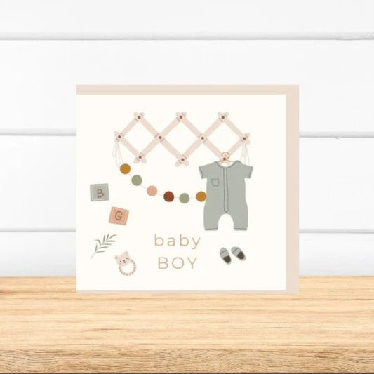 Petite Vous Greeting Card - Baby Boy Nursery