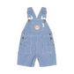 Huxbaby Cobalt Stripe Carpenter Shortall
