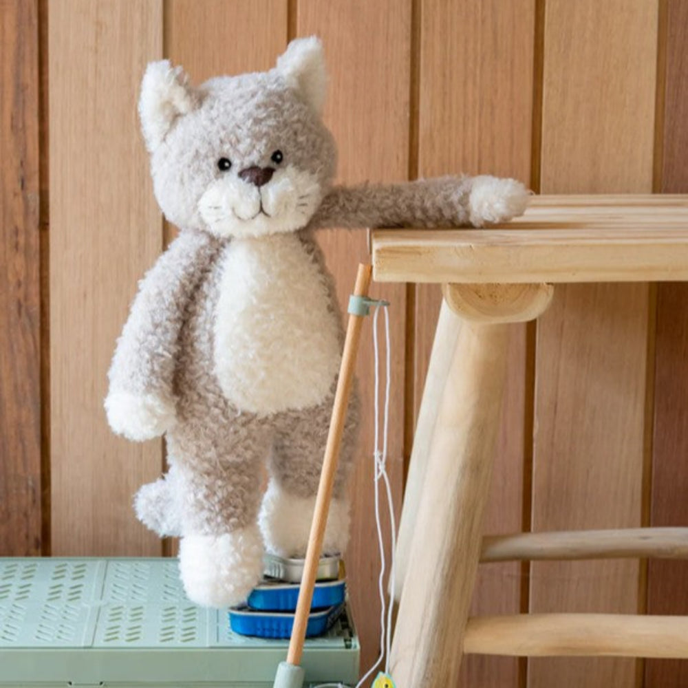 Nana Huchy Checkers the Cat - Grey