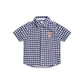 Huxbaby Huxbear Button Up Blue Check Shirt