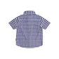 Huxbaby Huxbear Button Up Blue Check Shirt