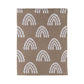 Living Textiles Chenille Pram Blanket - Rainbow Taupe