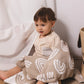 Living Textiles Chenille Pram Blanket - Rainbow Taupe