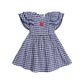 Huxbaby Cherry Pie Frill Check Dress