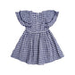 Huxbaby Cherry Pie Frill Check Dress