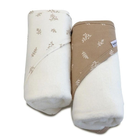 Bubba Blue Organic Cotton 2pk Hooded Towels - Chestnut