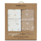 Bubba Blue Organic Cotton 2pk Jersey Wraps - Chestnut