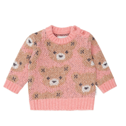 Huxbaby Classic Hux Knit Pullover - Dusty Pink