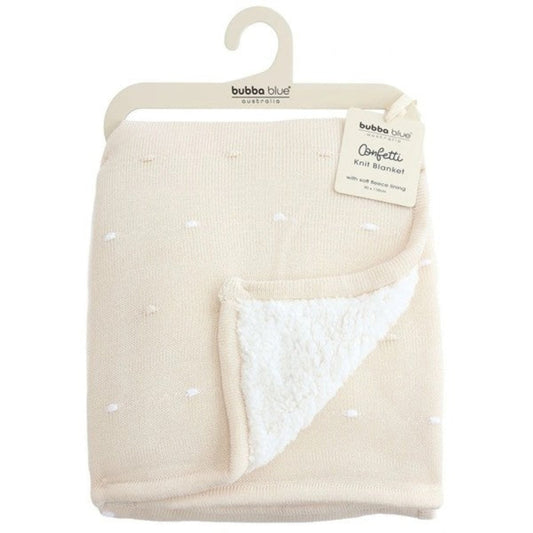 Bubba Blue Confetti Blanket - Sand