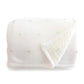 Bubba Blue Confetti Blanket - White