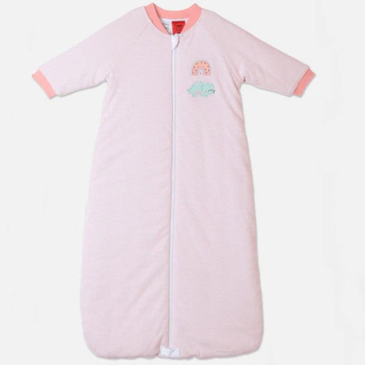Snugtime Long Sleeve Sleeping Bag 3.0 Tog - Coral Pink Stripe
