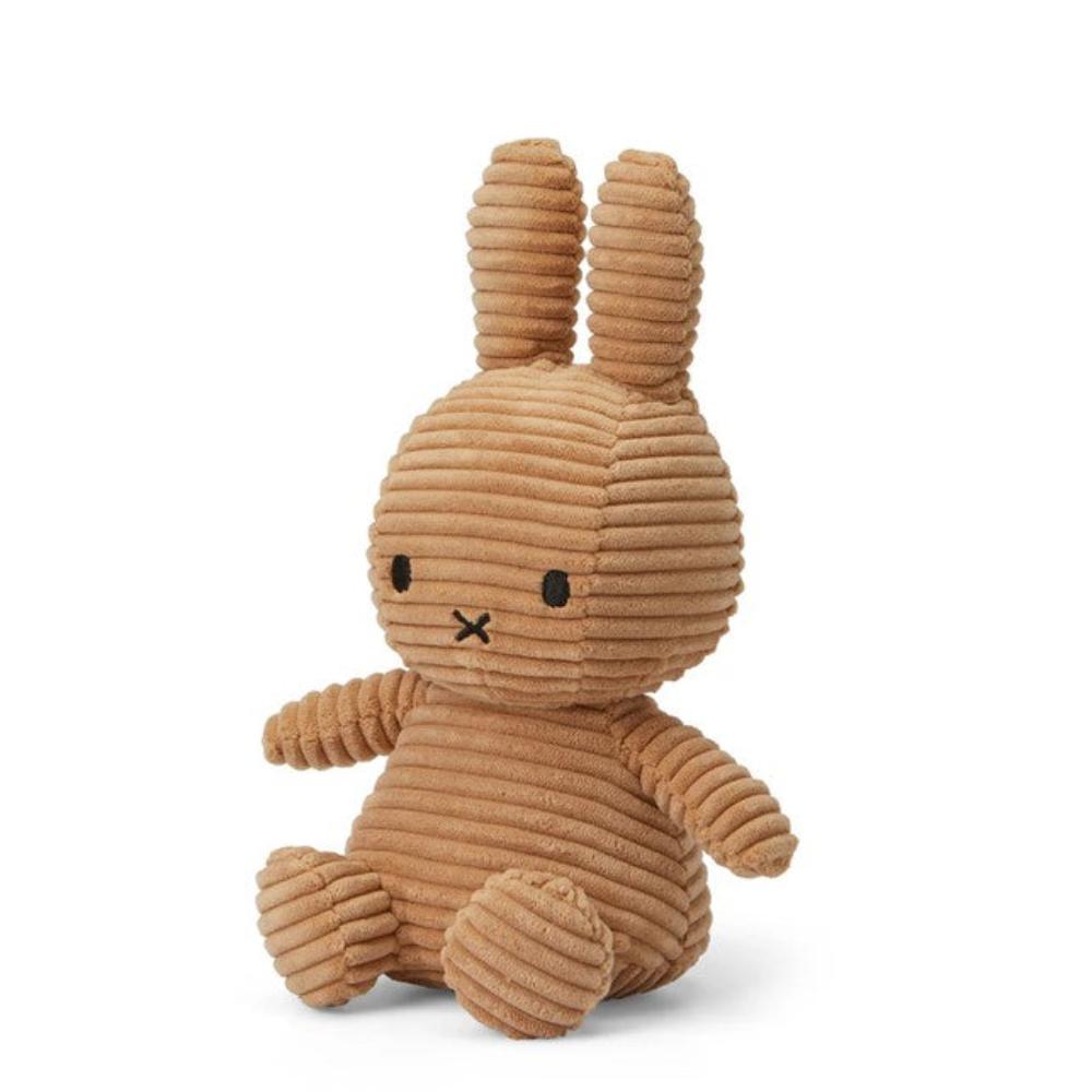 Miffy Sitting Corduroy Beige - 23 cm