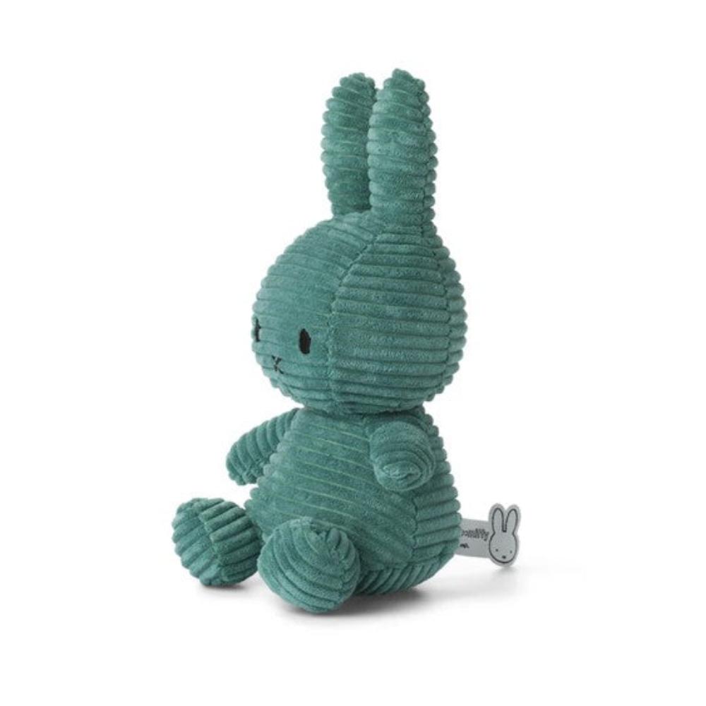 Miffy Sitting Corduroy Green - 23 cm