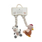 Living Textiles Stroller Toy 2pk - Cow and Chicken
