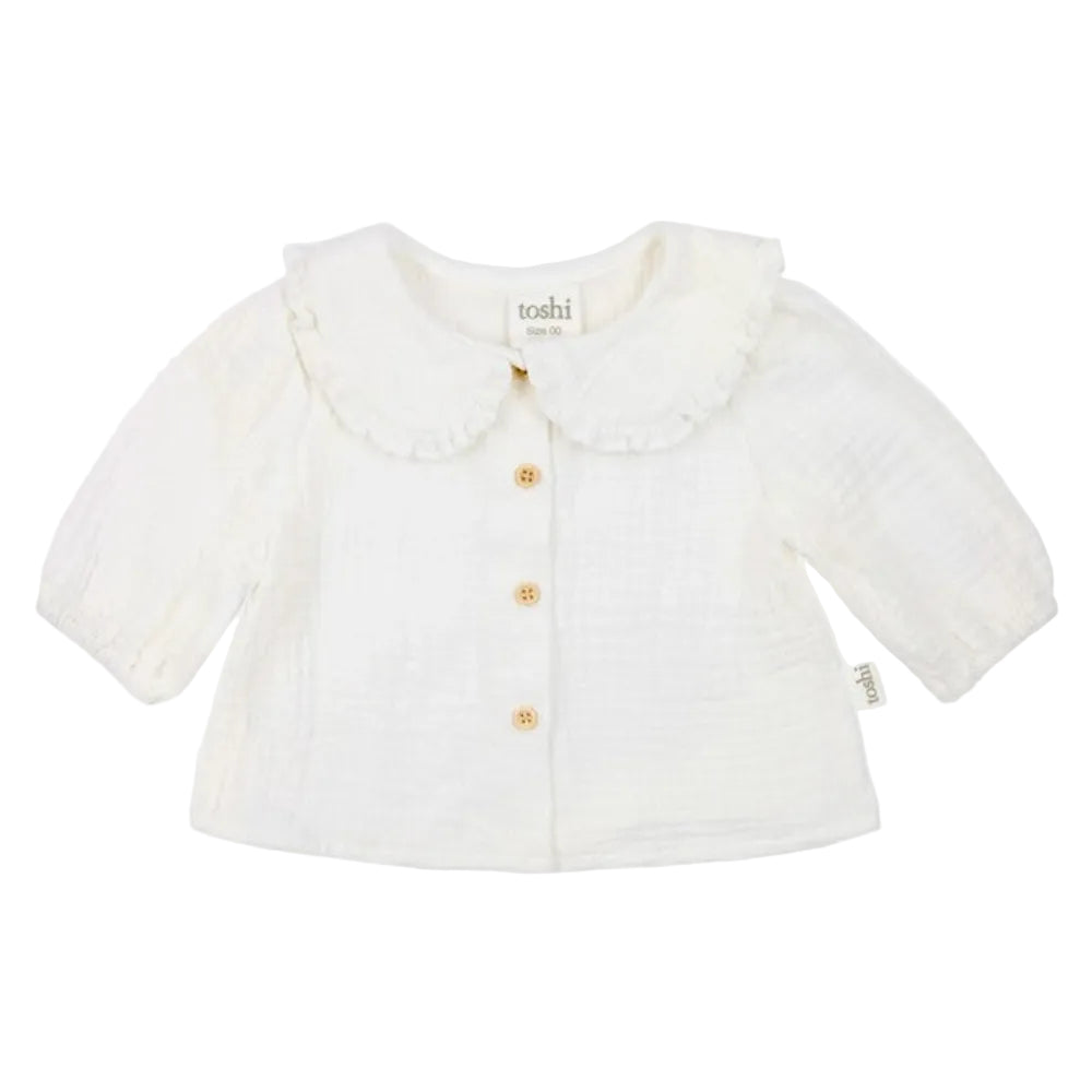 Toshi Peter Pan Blouse - Cream