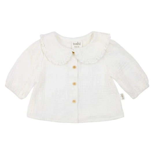 Toshi Peter Pan Blouse - Cream