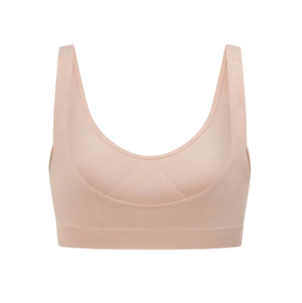 Boody Seamfree Crop Bra - Nude/Shell