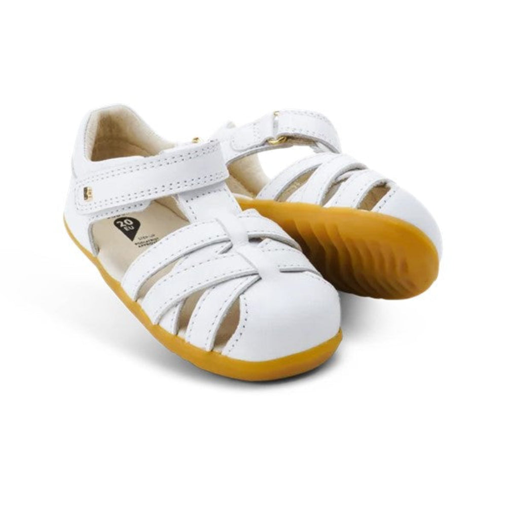Bobux Step Up - Cross Jump Sandal - White