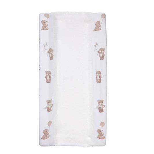Living Textiles Jersey Change Mat Cover/Towelling - Cuddly Bear