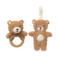 Living Textiles Teething Ring + Dummy Chain Gift Set - Cuddly Bear