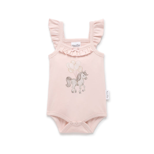 Aster + Oak Dapple Pony Singlet Onesie