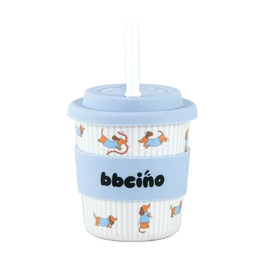 BBcino Kids Keep Cup - 240ml - Dash in Blue