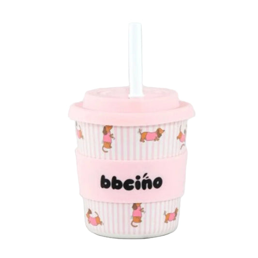 BBcino Kids Keep Cup - 240ml - Dash in Pink