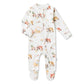 Snuggle Hunny Organic Snuggle Sleepsuit Zip Footie - Diggers + Tractors