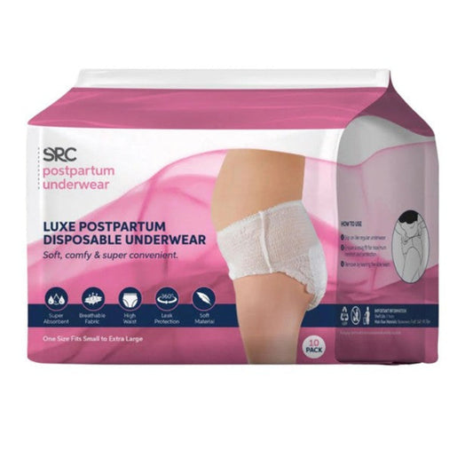 SRC Health Disposable Postpartum Underwear 10 Pack
